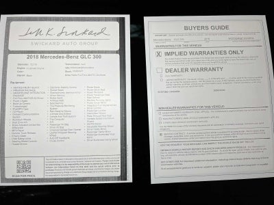 2018 Mercedes-Benz GLC 300 GLC 300