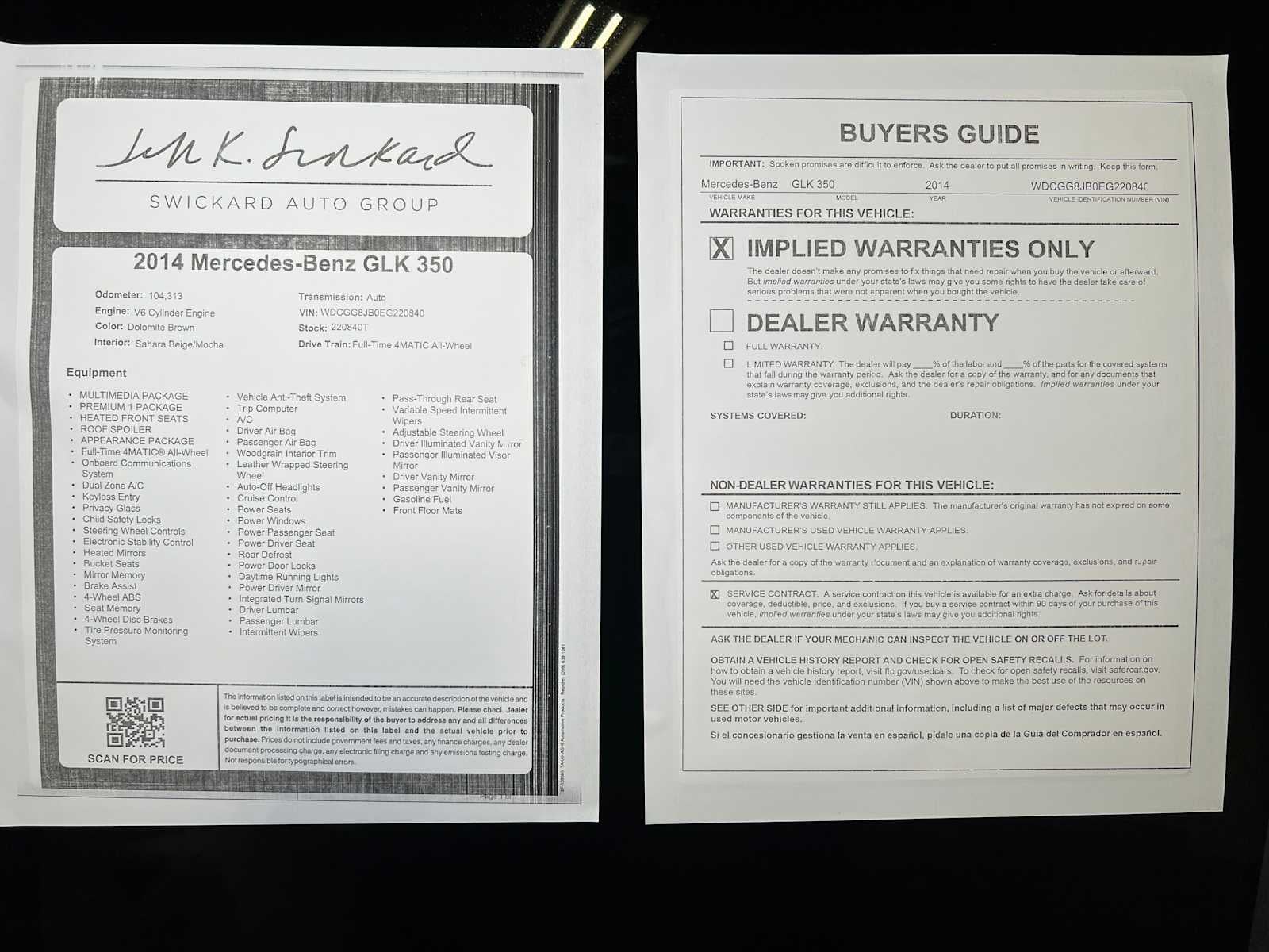 2014 Mercedes-Benz GLK GLK 350