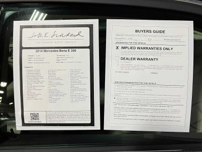 2014 Mercedes-Benz E 350 4dr Sdn 4MATIC®