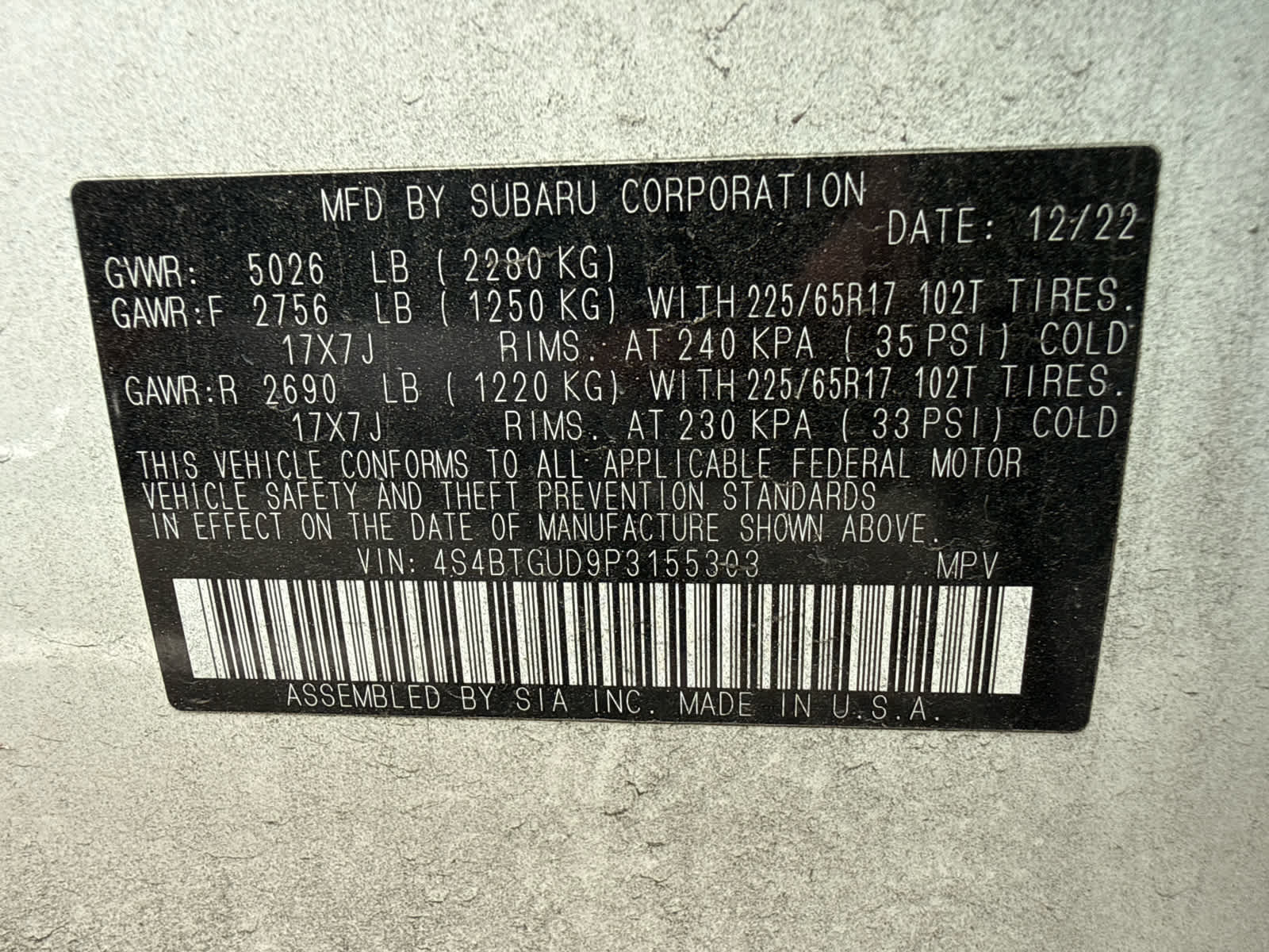 2023 Subaru Outback Wilderness