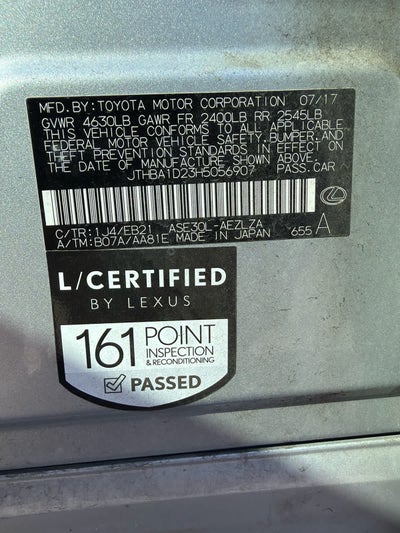 2017 Lexus IS Turbo IS Turbo