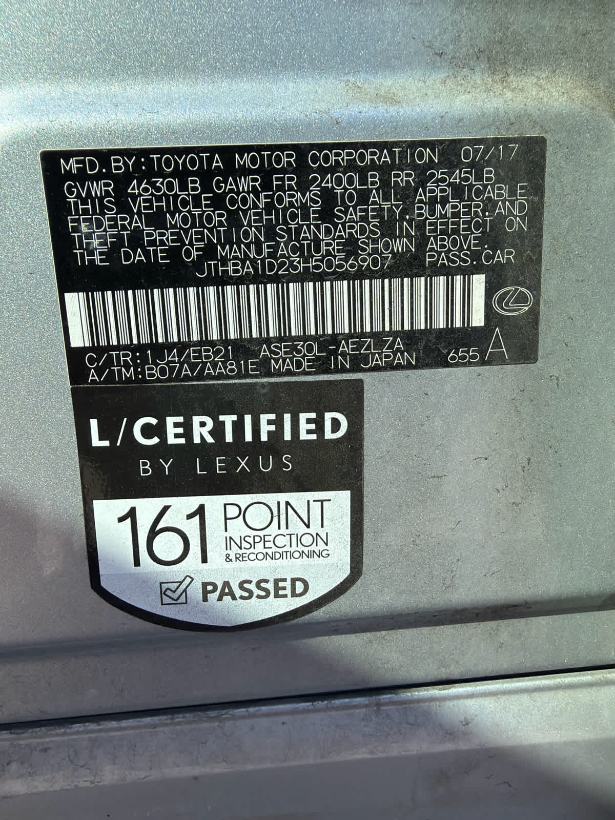 2017 Lexus IS Turbo IS Turbo