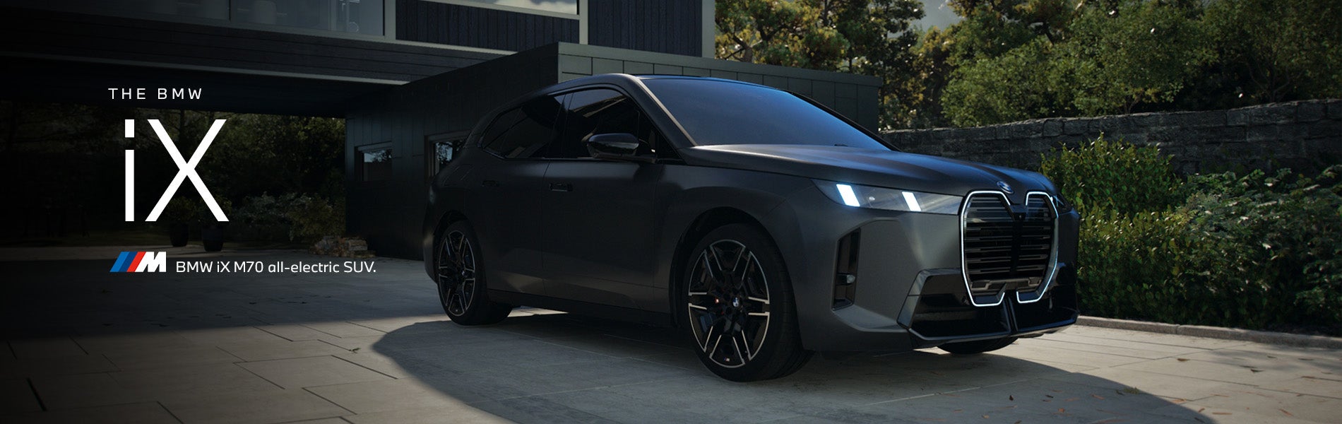 The BMW iX M70 parked. Click to learn more. | BMW of Lynnwood in Lynnwood WA