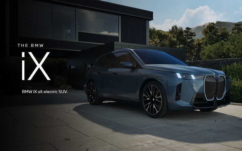 The BMW iX SUV parked. Click to learn more. | BMW of Lynnwood in Lynnwood WA
