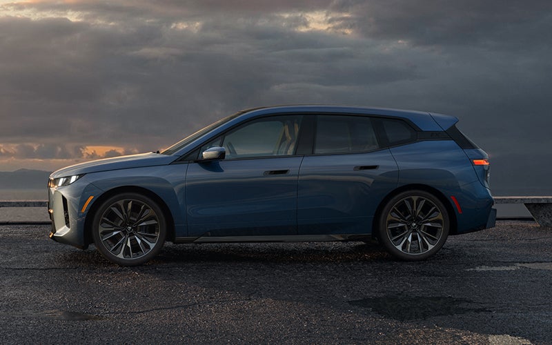 The BMW iX parked sideways shot. | BMW of Lynnwood in Lynnwood WA