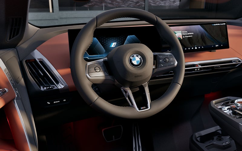 The BMW iX steering wheel. | BMW of Lynnwood in Lynnwood WA